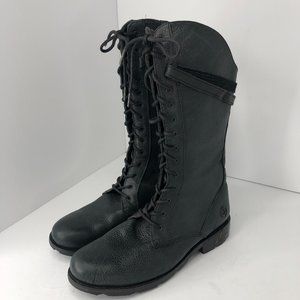 Dr. Martens Side Zip Pebbled Leather Boots